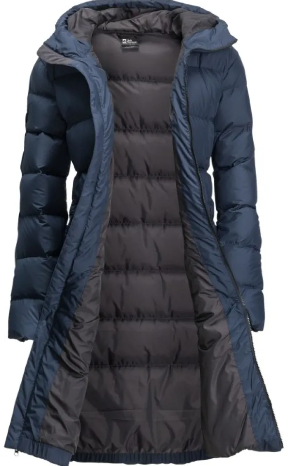 Jack Wolfskin Untuvatakit^Frozen Palace Coat naisten takki, Night Blue