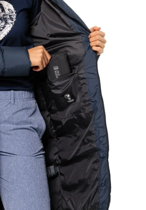 Jack Wolfskin Untuvatakit^Frozen Palace Coat naisten takki, Night Blue