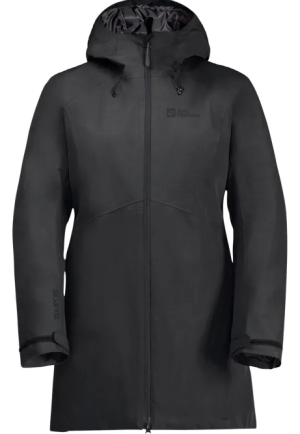Jack Wolfskin Heidelstein Insulated Jacket naisten takki, Black| Kuori- Ja Sadetakit