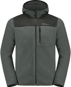 Jack Wolfskin Hupparit, Fleecet Ja Välipaidat^Kammweg Pile FZ fleecetakki, Slate Green