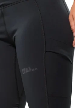 Jack Wolfskin Kammweg Tights naisten housut, Black| Toppahousut