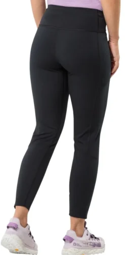 Jack Wolfskin Kammweg Tights naisten housut, Black| Toppahousut