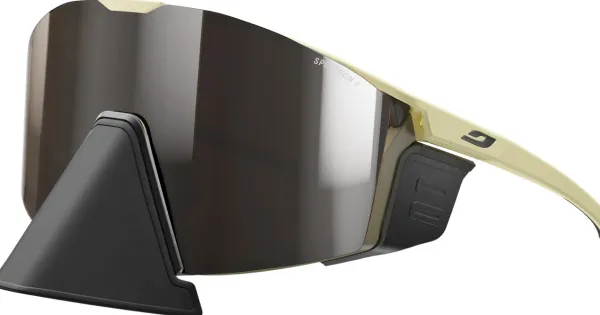 Julbo Aurinkolasit^Edge Cover Light Brown / Dark Brown Spectron 4 Silver Flash