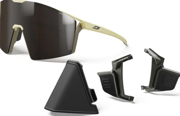 Julbo Aurinkolasit^Edge Cover Light Brown / Dark Brown Spectron 4 Silver Flash