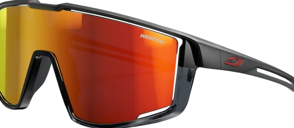 Julbo Fury Black / Black Reactiv 1-3 Light Amplifier Multilayer Red| Aurinkolasit