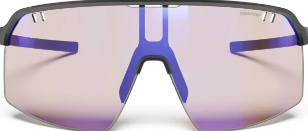 Julbo Aurinkolasit^Intensity Matt Black Reactiv 1-3 High Contrast Multilayer Blue