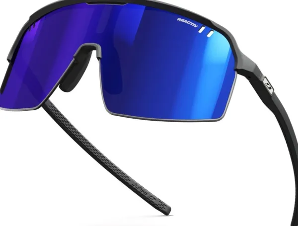 Julbo Aurinkolasit^Intensity Matt Black Reactiv 1-3 High Contrast Multilayer Blue