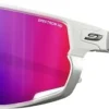 Julbo Rush Matt White / Shiny Silver Spectron Hd 3| Aurinkolasit