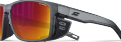 Julbo Shield Translucent Black / Black Polarized 3CF aurinkolasit| Aurinkolasit