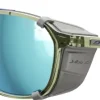 Julbo Aurinkolasit^Slack Cover Shiny Translucent Army Green / Gray Spectron Hd 4 Polarized Multilayer Blue
