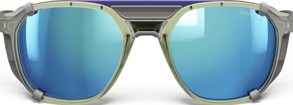 Julbo Aurinkolasit^Slack Cover Shiny Translucent Army Green / Gray Spectron Hd 4 Polarized Multilayer Blue