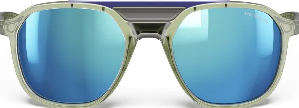 Julbo Aurinkolasit^Slack Cover Shiny Translucent Army Green / Gray Spectron Hd 4 Polarized Multilayer Blue