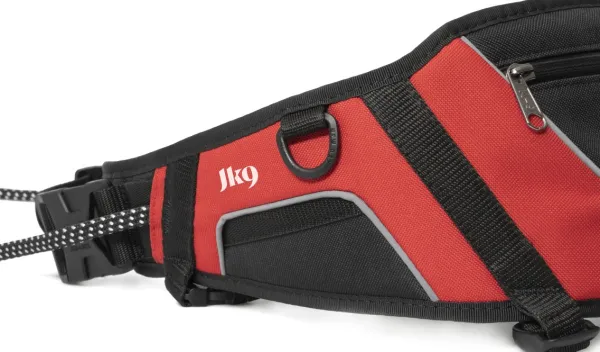 Julius K9 Juoksu- Ja Pyöräilytaluttimet^Speed Belt vetovyö, punainen