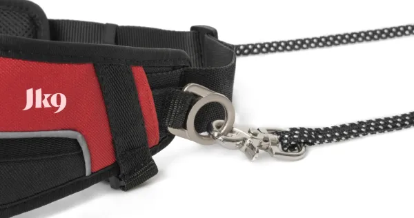 Julius K9 Juoksu- Ja Pyöräilytaluttimet^Speed Belt vetovyö, punainen