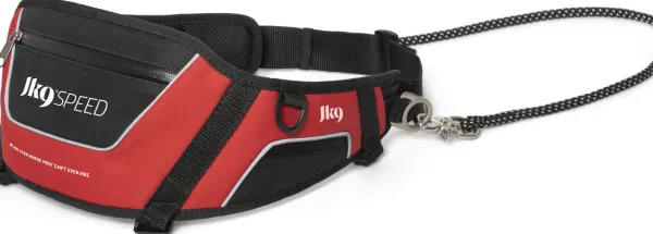 Julius K9 Juoksu- Ja Pyöräilytaluttimet^Speed Belt vetovyö, punainen