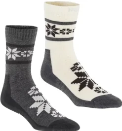 Kari Traa Rusa Sock naisten sukat, 2 paria, Dus Grey| Sukat