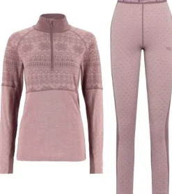 Kari Traa Vilma Half Zip + Pant naisten kerrasto, Prim| Kerrastohousut