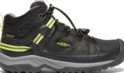 Keen Footwear Lasten Kengät^Keen Junior Targhee Mid Waterproof lasten välikausikenkä, Black/Steel Grey