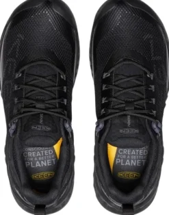 Keen Footwear Ulkoilukengät^Keen Nxis Evo Mid WP naisten vaelluskenkä, musta/vaaleansininen