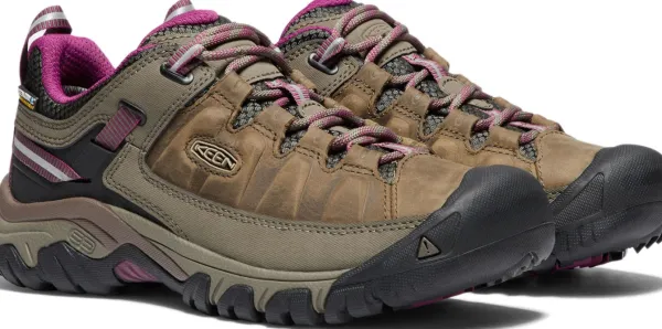 Keen Footwear Ulkoilukengät^Keen Targhee III WP -naisten vaelluskengät, ruskea/pinkki