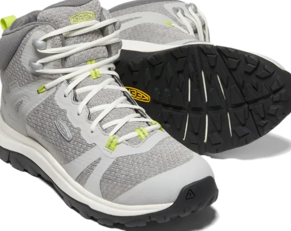 Keen Footwear Keen Terradora II Mid Waterproof naisten vaelluskengät, harmaa/valkoinen| Ulkoilukengät