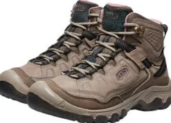 Keen Footwear Keen W's Targhee IV Mid Waterproof Brindle/Nostalgia Rose| Vaellus- Ja Trekkingkengät
