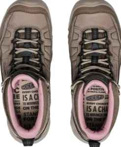 Keen Footwear Keen W's Targhee IV Mid Waterproof Brindle/Nostalgia Rose| Vaellus- Ja Trekkingkengät