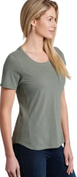 Kühl Bravada SS naisten t-paita, vihreä| T-paidat Ja Pikeepaidat