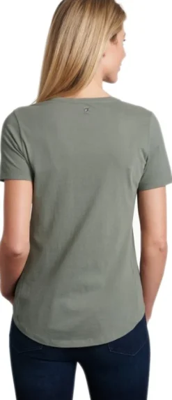 Kühl Bravada SS naisten t-paita, vihreä| T-paidat Ja Pikeepaidat