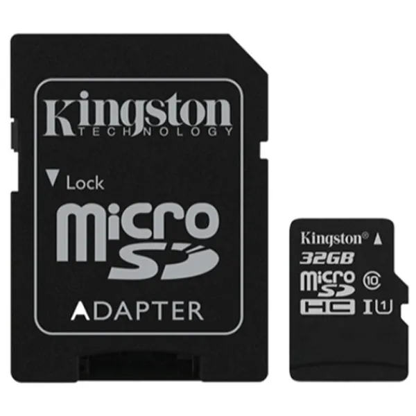 Kingston Outlet - Elektroniikka^Canvas Select MicroSD -muistikortti SD-adapterilla, 32 GB