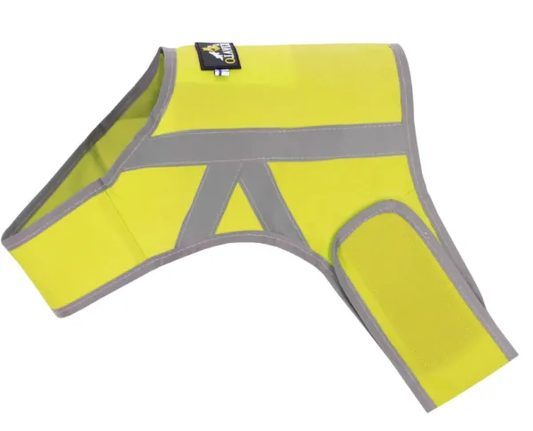 Kivalo Liivit^Kaamos Dog Reflective Vest heijastinliivi koirille, M-L, keltainen