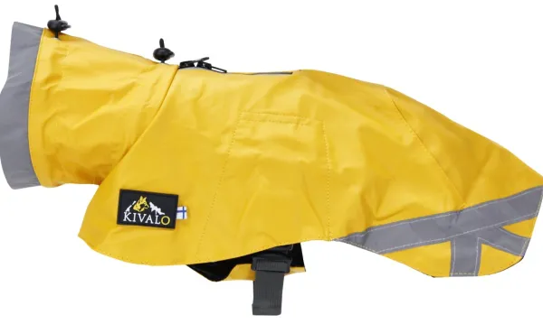 Kivalo Sadetakit^Niva Dog Raincoat koiran sadetakki, 55 cm, keltainen