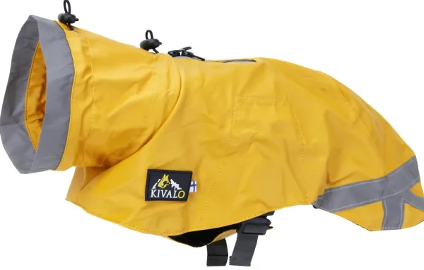 Kivalo Sadetakit^Niva Dog Raincoat koiran sadetakki, 55 cm, keltainen