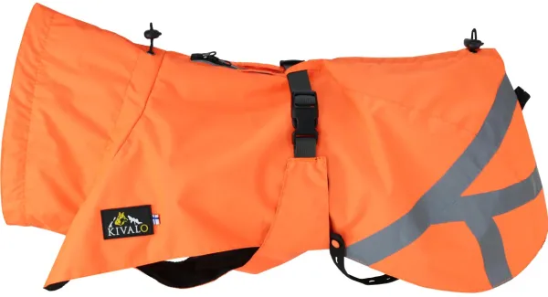 Kivalo Sadetakit^Ohto Dog Wind Jacket koiran tuulitakki, 60 cm, oranssi