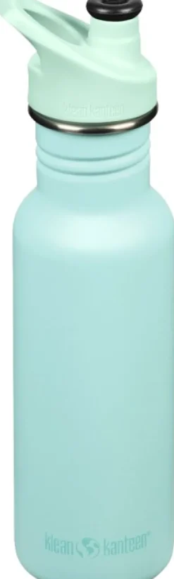 Klean Kanteen Eristetyt Juomapullot^Classic Narrow pullo, 532ml (Sport Cap), Pastel Turquoise