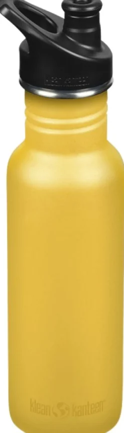 Klean Kanteen Eristetyt Juomapullot^Classic Narrow pullo, 532ml (Sport Cap), Old Gold