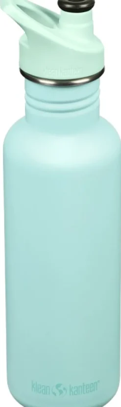 Klean Kanteen Eristetyt Juomapullot^Classic pullo, 800ml (Sport Cap), Pastel Turquoise
