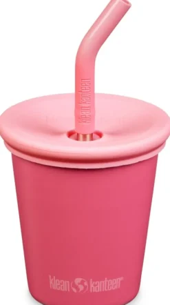 Klean Kanteen Kid Cup muki, 296ml (Kid Straw Lid), Rouge Red| Juomapullot