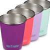 Klean Kanteen Kid Cup muki, 296ml, 4kpl, Butterflies| Juomapullot