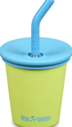 Klean Kanteen Kid Cup muki, 296ml (Kid Straw Lid), Juicy Pear| Juomapullot