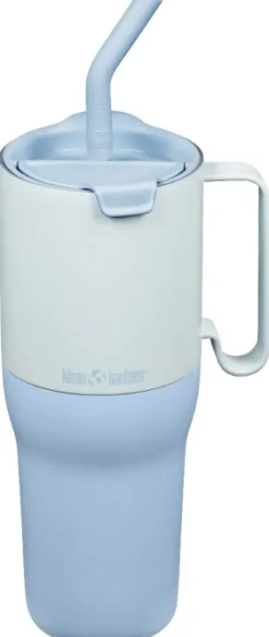 Klean Kanteen Rise TumblerFlip Lid w/Straw muki, 1L, Ice Blue| Eristetyt Juomapullot