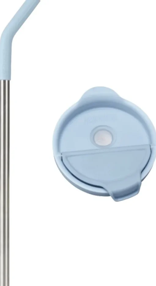 Klean Kanteen Rise TumblerFlip Lid w/Straw muki, 1L, Ice Blue| Eristetyt Juomapullot