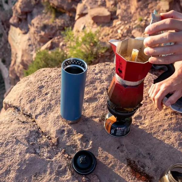 Klean Kanteen TKWide 592ml with Wide Café Cap Black| Termosmukit