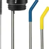 Klean Kanteen Twist Cap w/ Straw Kit pillisetti, Black| Juomapullojen Tarvikkeet