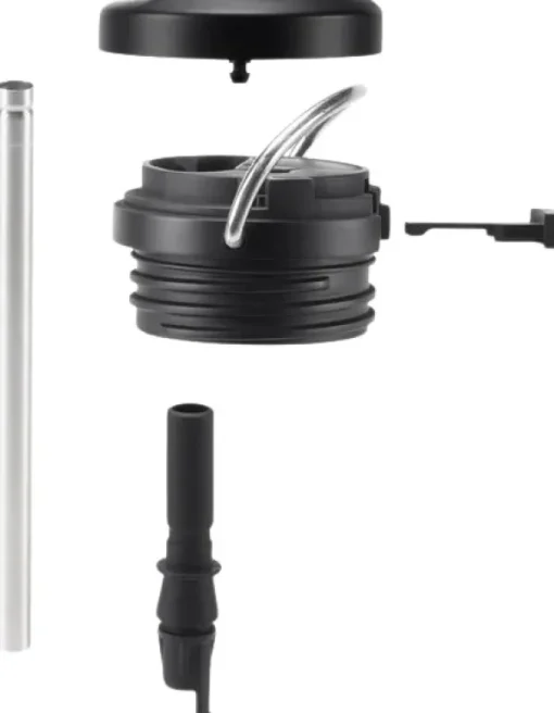 Klean Kanteen Twist Cap w/ Straw Kit pillisetti, Black| Juomapullojen Tarvikkeet