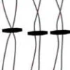 Klättermusen Reppujen Ja Laukkujen Tarvikkeet^Elastic Gear Straps kiinnitysremmit, 3kp, Raven