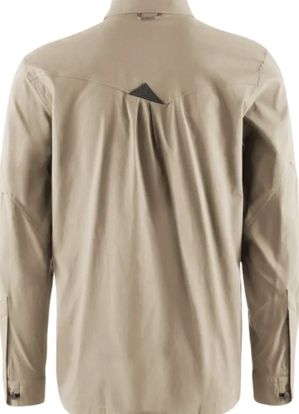 Klättermusen Garm LS Shirt paita, Silver Green| Flanelli- Ja Kauluspaidat