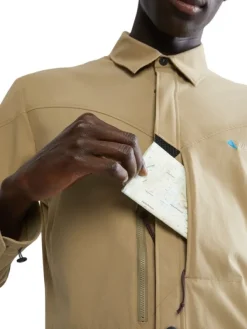 Klättermusen Garm LS Shirt paita, Silver Green| Flanelli- Ja Kauluspaidat