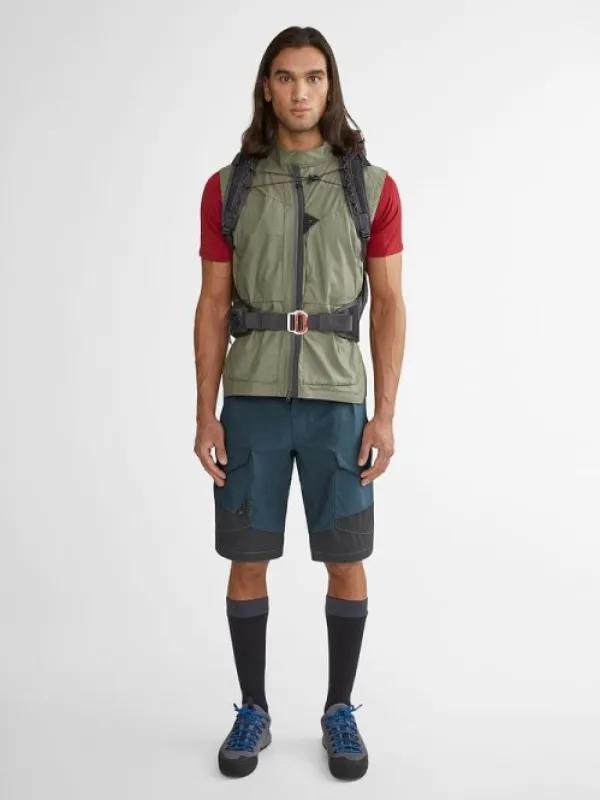 Klättermusen Shortsit^Grimner -shortsit, sininen/musta