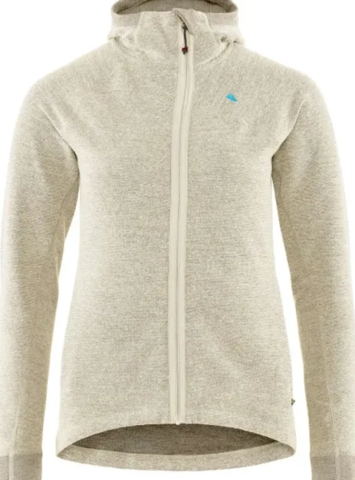 Klättermusen Hödur Hooded Zip naisten välikerros, Clay| Hupparit, Fleecet Ja Välipaidat